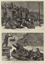 The Russian Advance, flying before the Enemy